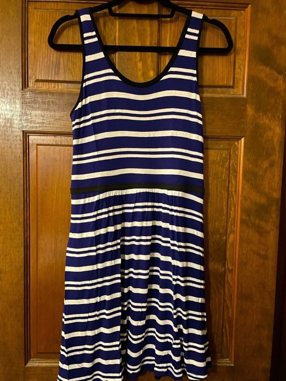 Forever 21 Girls Navy and White Striped Tank Dress